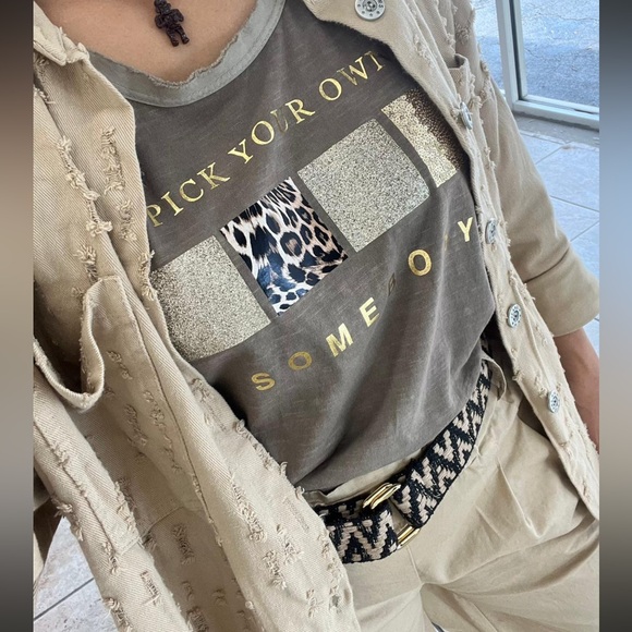 Cotton Jean Distressed Italian Jacket - Picture 2 of 9